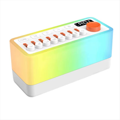 Dreamglow Soundscape: DIY Noise Machine with RGB Night Light & Immersive Sleep Sounds