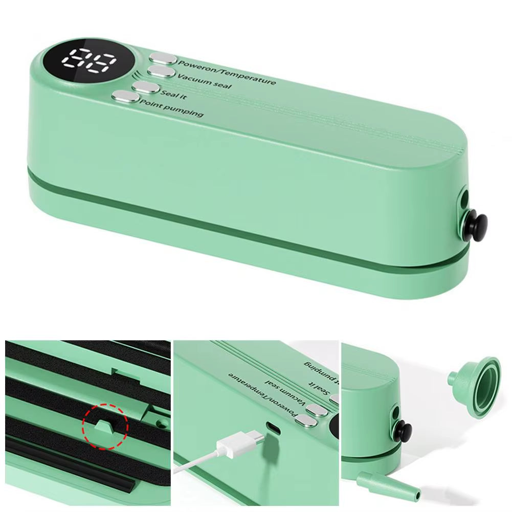 Mini Cordless Vacuum Sealer – Freshness Locked, Anywhere You Go