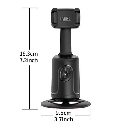360° Auto Face Tracking Gimbal Stabilizer for Phones, Vlogging & Video Recording