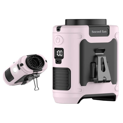 Portable 10,000Mah Power Bank: 3-In-1 Fan, Torch & LED Light