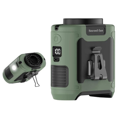 Portable 10,000Mah Power Bank: 3-In-1 Fan, Torch & LED Light